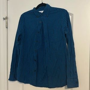 OldNavy slim fit Men’s XS blue button up